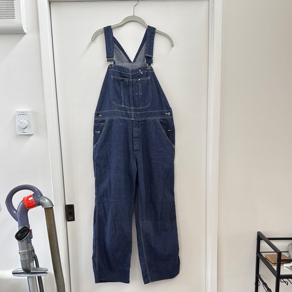 Blue Denim Overalls